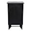 Found & Fable Wave Accent Cabinet, Rustic Black