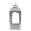 Silver Metal Lantern, 21"