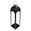 Black Metal Lantern, 36"