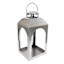 Silver Metal Lantern, 17"
