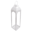 White Metal Lantern, 36"