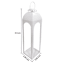 White Metal Lantern, 36"