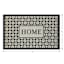Home Black & White Tile Puffback Kitchen Mat, 12x34