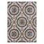 (B905) Suzani Multicolor Knitted Area Rug, 5x7