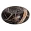 Emperador Marble Taper Candle Holder, 4"