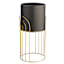 Crosby St. Bronze & Black Planter Stand, Large