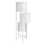 Sunny Club White Tiered Planter Stand, 30"