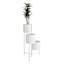 Sunny Club White Tiered Planter Stand, 30"