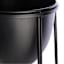 Crosby St. Black Metal Planter Stand, Large