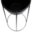 Crosby St. Black Metal Planter Stand, Large
