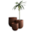Japi Rust Rustic Cask Outdoor Planter, Large