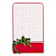 Sunny Club Red Metal Outdoor Planter, 30"