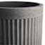 Japi Dark Grey Tall Fluted Outdoor Planter, Small