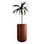 Teak Brown Tall Outdoor Planter, Large