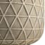 Patterned Tall Grey Outdoor Planter, Large