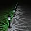 6-Pack Solar Black Rocket Pathway Lights