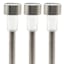 6-Pack Solar Silver Rocket Pathway Lights