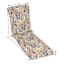 Paisley Chili Outdoor Chaise Lounge Cushion