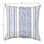 Calisto Pinstripe Oversized Square Outdoor Throw Pillow, 20"