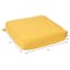 Butter Yellow Canvas Outdoor Deep Seat Cushion