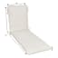 Tristan Heather White Premium Outdoor Chaise Lounge Cushion