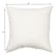 Tristan Heather White Premium Oversized Square Outdoor Throw Pillow, 20"