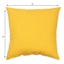 Butter Yellow Canvas Oversized Square Outdoor Throw Pillow, 20"