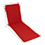 Cherry Canvas Outdoor Chaise Lounge Cushion