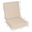 2-Piece Canvas Natural Deep Seat Cushion
