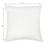 Natural Canvas Oversized Square Outdoor Throw Pillow, 20"