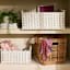 Found & Fable Brown Natural Square Rattan Storage Basket, Small