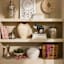 Found & Fable Brown Natural Square Rattan Storage Basket, Small