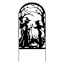 Spellbound Witchy Trellis Yardstake, 48"