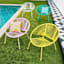 Oh Joy! Turquoise Round Disc Outdoor Chair