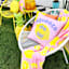 Oh Joy! White Round Disc Outdoor Chair