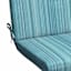 Sea Breeze Blue Premium Woven Outdoor Hinged Cushion