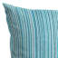 Sea Breeze Blue Premium Woven Outdoor Tufted Back Cushion