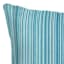 Sea Breeze Blue Premium Woven Oversized Square Outdoor Throw Pillow, 20"
