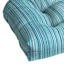 Sea Breeze Blue Premium Woven Outdoor Wicker Seat Cushion