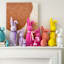 Bunny Brights Yellow Flocked Bunny, 26"