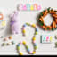 Bunny Brights Purple Flocked Standing Bunny, 16"