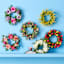 Pink Poppy & Peony Mix Wreath, 22"