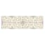 Ivory Medallion Runner, 2x5