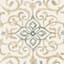 Ivory Medallion Runner, 2x5