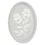 Grey & White Oval Wall Décor, 16x20