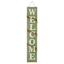 Welcome Green Wooden Outdoor Sign, 42"