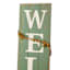 Welcome Green Wooden Outdoor Sign, 42"
