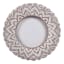Found & Fable Ornate Round Tabletop Picture Frame, 4x4