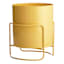 Sunny Club Yellow Planter Stand, 8"