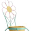 Sunny Club Metal Flower Chair Planter Stand, 24"